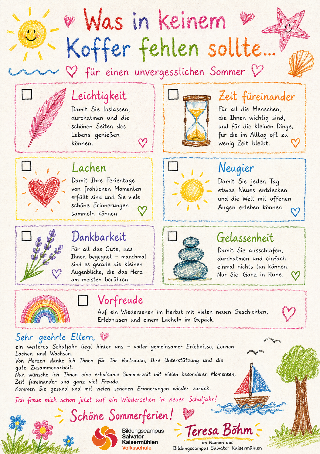 Feriengrüße